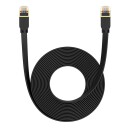 Cat 7 UTP Ethernet RJ45 Cable Flat 8 m black