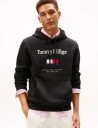 Tommy Hilfiger Tommy Embro Flag Hoodie - Black - L