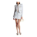 Balmain Dame Skjørt Blå M,