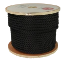 Tau Polyester - Sort - 12 mm - 95m - Spole