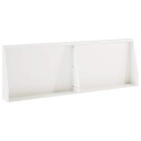 vidaXL Støttemur 2 stk. 60 x 12 x 50 cm Stål Hvit