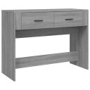  Konsollbord grå sonoma 100x39x75 cm konstruert tre 816782