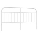  Sengegavl i metall hvit 180 cm 8720845885007