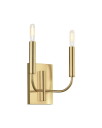 Visual Comfort Brianna Double Sconce Brass