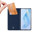 Dux Ducis Dux Ducis Skin Pro-Veske For Honor Magic5 Flip Cover Kortlommebokstativ Blå