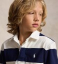 Ralph Lauren Kids The Iconic Rugby Shirt   Navy   XL
