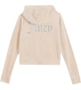 Juicy Couture Cardigan   Madison   Velur   Brasiliansk Sand   Juicy Couture   Teen   XS   Xtra Small   Cardigan   Beige
