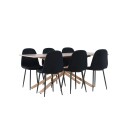 Venture Home Spisegruppe Venture Home Piazza 180 med 6 stk Polar Stoler Teddy GR24516