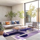 Wilton teppe   Nysa lilla/multi Størrelse: 200 x 280 cm