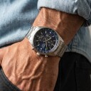 Seiko Chronograph 42mm Steel Blue Dial