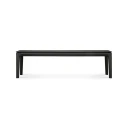 Ethnicraft Bok Benk 35x166 cm Svartlakkert eik