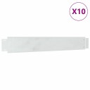  Gjerdekant 10 pcs Grå 14 x 100 cm Stål