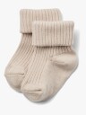 Wheat ull Wheat Ziggy rib 2 pack sokker i ull til baby Navy