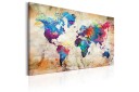 Tavle World Map: Urban Style 90X60 Artgeist sp. z o. o.