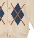 Müsli Cardigan   Strikk   Oak   Müsli   1 år (80)   Cardigan Beige Blå Brun