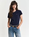 Gant Klassisk t-skjorte med Shield-logo EVENING BLUE XXXL