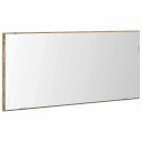  Baderomsspeilskap med LED Lys Eik 80x37 cm