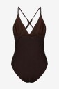 Neo Noir   Badedrakt Skin Sand Crepe Swimsuit   Brun