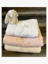 MiniDreams Sengesett Sprinkelseng 100x130 Bunny Sandbrun