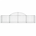  Gabionkurver buede 40 stk 200x50x40/60 cm galvanisert jern