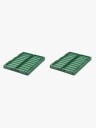 Liewood Weston Oppbevaringsboks S 2 Pakning Green One Size