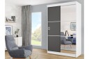 Isolaz Garderobeskap Med Speil 138x205 cm -