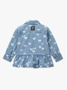 Liewood Kenza Printed Denim Overshirt Blue 122