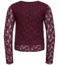 Kids Only Genser   KogLeika   Lace   Noos   Fig   Kids Only   7 8 år (122 128)   Genser   Bordeaux