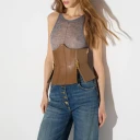 Elisabetta Franchi Dame Accessories Brun 40 CM,