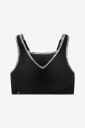 Glamorise - Sports-BH Full Figure Plus Size No-bounce - Svart