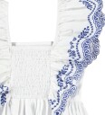 Molo Topp   Rosamond   Sprø White m. Hullmønster   Molo   15 16 år (170 176)   Singlet Blå Hvit