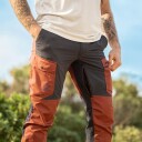 Revolutionrace Turbukse & Fritidsbukse Rambler Lightweight Pants Herre Light MossGray/Black 2XL
