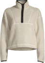 Casall Women's Pile Half Zip L, Off White