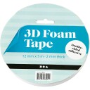 3D-Teip Creativ Company B  12 mm Tykkelse 2 mm 5 m/1 Rl