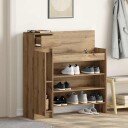  Skoskap Artisan Oak 100.5x28x100 cm Massivt tre