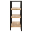 vidaXL Bokhylle 3 etasjer 160x31x80 cm heltre mango