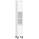 vidaXL Baderomsskap hvit 30x30x190 cm konstruert tre