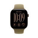 Apple Watch Series 12 46mm Smartklokke Mørk Bronse Aluminium med Oliven Sport Band