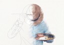 Painting Himself Surreal Identity Plakat Plakat / 100x150cm