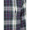 Polo Ralph Lauren Custom Fit Plaid Brushed Oxford Shirt   Navy   XXL
