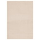 vidaXL Vaskbart teppe mykt kort lugg 160x230 cm sklisikker beige