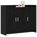  Serviesskap Svart eik 98,5 x 33 x 80 cm Konstruert tre