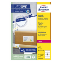 Avery-adresseetiketter med QuickPEEL™ og Ultragrip 99,1 x 67,7 mm 800-etiketter hvit SAV-L7165-100