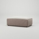 Decotique Grand Fotskammel Fløyel Dusk Beige