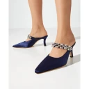 Manolo Blahnik Dame Sko Blå 39 EU,