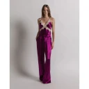 Alberta Ferretti Dame Bukser Lilla L,