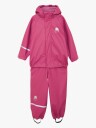 CeLaVi Basic Rainwear Set  Solid Pu Pink 130