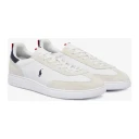 Polo Ralph Lauren Bedford Leather-Suede Sneaker - White - 44.5
