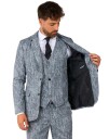 OppoSuits Suitmeister 20talls Gangster Grå Dress  XXLarge