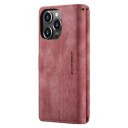 Caseme C30 Multifunksjonell iPhone 14 Pro Lommebok-deksel Rød